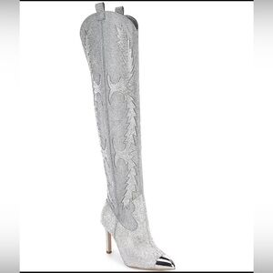 Gianni Bini Rhinestone Western Boot